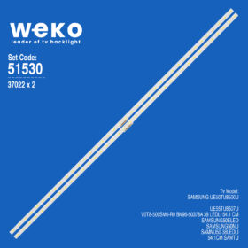 6530 37022X2 V0T8-500SM0-R0 BN96-50378A  2 ADET LED BAR (38LED)