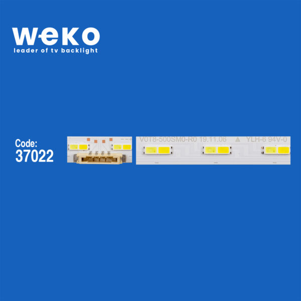 6530 37022X2 V0T8-500SM0-R0 BN96-50378A  2 ADET LED BAR (38LED) - Görsel 2