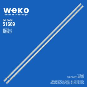 6609 37275X1 37276X1 LBM460M1204-T-2  2 ADET LED BAR (48LED)