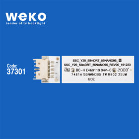 6635 37301X24 SSC_Y20_SLIMDRT_55NANO95_REV00_200320  24 ADET LED BAR