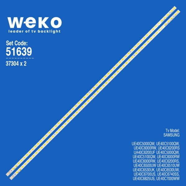 6639 37304X2 SLED 2010SVS40 120HZ_56 OD V1.0  2 ADET LED BAR (56LED)