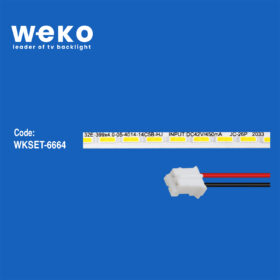 6664 JS-LB-S-JP32E9/E8-145A20A 70 LEDLİ 40 CM 3V  1 ADET LED BAR (70LED)