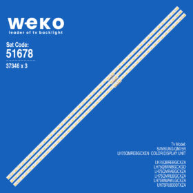 6678 37346X3 L1_RU8K_G5_CEM_S24(2)_R1.0_SC4_100  3 ADET LED BAR (48LED)