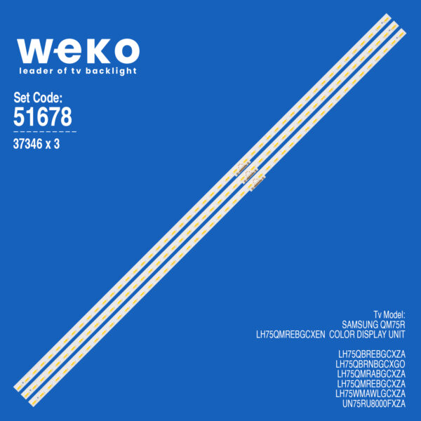 6678 37346X3 L1_RU8K_G5_CEM_S24(2)_R1.0_SC4_100  3 ADET LED BAR (48LED)