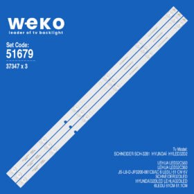 6679 37347X3 JS-LB-D-JP3200-061CBAC  3 ADET LED BAR 6V