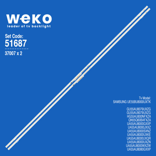6687 37007X2 S1A8-550SM0-R0 BN96-52595A REV00 2 ADET LED BAR (48LED)
