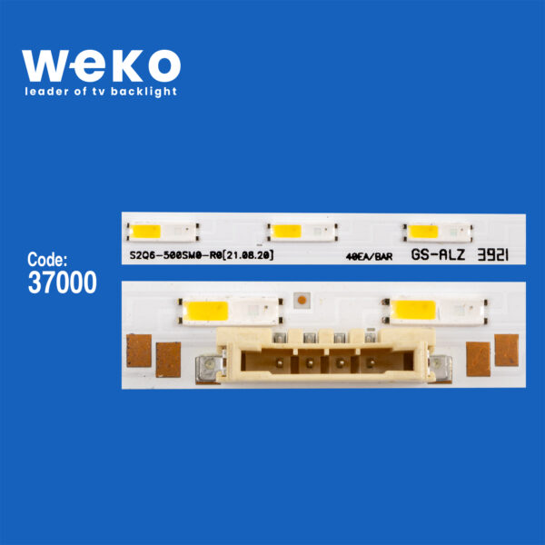 6690 37000X2  S2Q6-500SM0-R0  2 ADET LED BAR TWO COLOR (İKİ RENK) (40LED) - Görsel 2