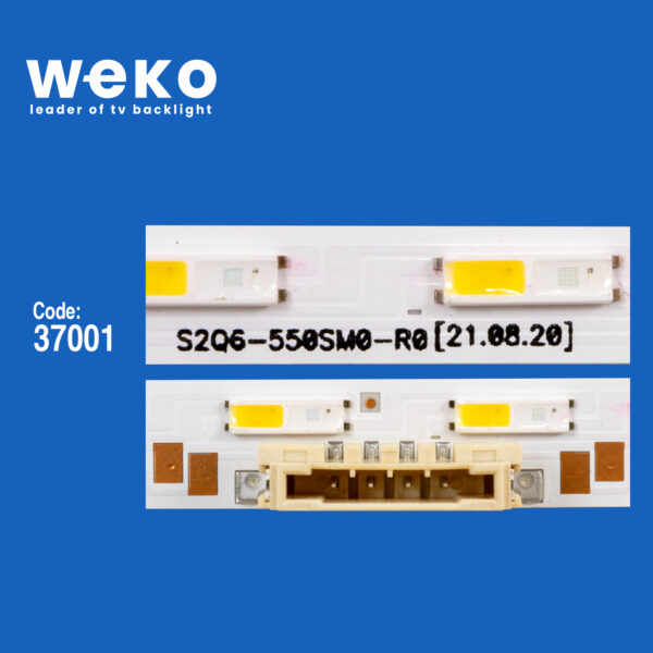 6691 37001X2 S2Q6-550SM0-R0  2 ADET LED BAR TWO COLOR (İKİ RENK) (48LED) - Görsel 2