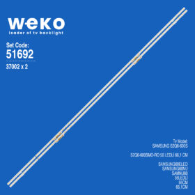 6692 37002X2 S2Q6-600SM0-R0  2 ADET LED BAR TWO COLOR (İKİ RENK) (56LED)