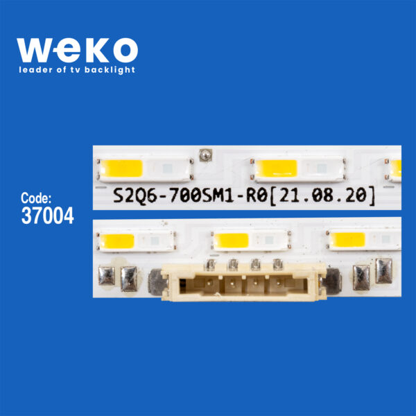6694 37004X4 S2Q6-700SM1-R0 4 ADET LED BAR TWO COLOR (İKİ RENK) (37LED) - Görsel 2
