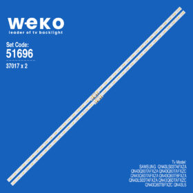 6696 37017X2 V0T6-430SM0-R0 2 ADET LED BAR TWO COLOR (İKİ RENK) (38LED)