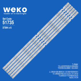 6735 37394X6 JL.D65081330-365AS-M_V03  6 ADET LED BAR