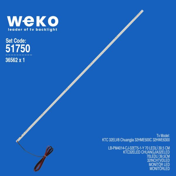 6750 36562X1 LB-PM4014-CJ-32ET5-1-Y  1 ADET LED BAR