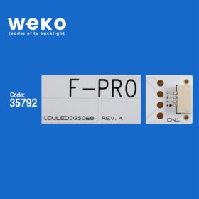 6754 35792X10 LG INNOTEK 49INCH_FUNAI_REV.A - VDVLED0GS068 REV.A 10 ADET LED BAR
