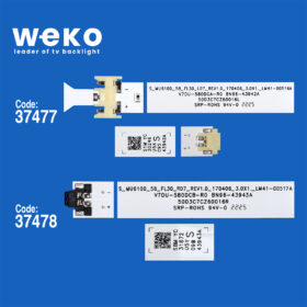 6810 37477X7 37478X7 V7DU-580DCA/B 14 ADET LED BAR