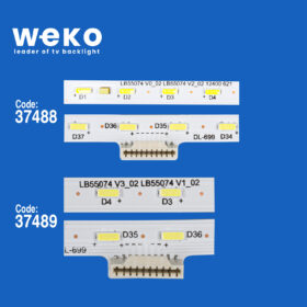 6820 37488X1 37489X1 LB55074 V2_00/V3_00  2 ADET LED BAR (60LED)
