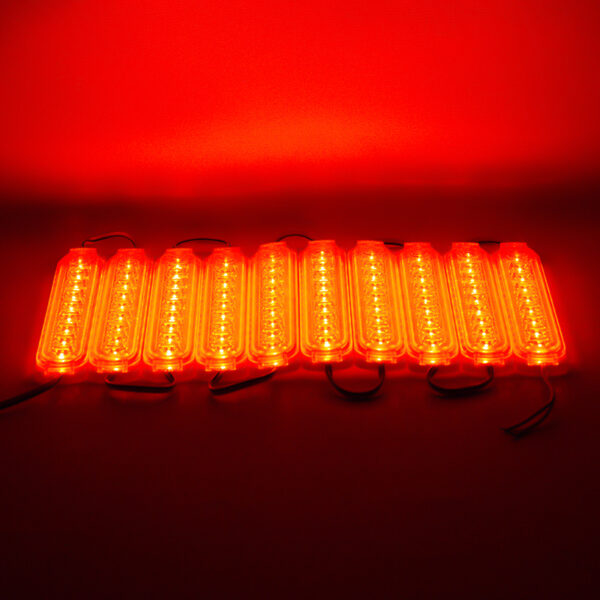 MODÜL LED 24V 2.4W TEK RENK KIRMIZI 14X32.5 MM 2835 - Görsel 2