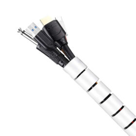 PM-5730 KABLO TOPLAYICI SPİRAL 22 MM BEYAZ (1 METRE FİYATI)