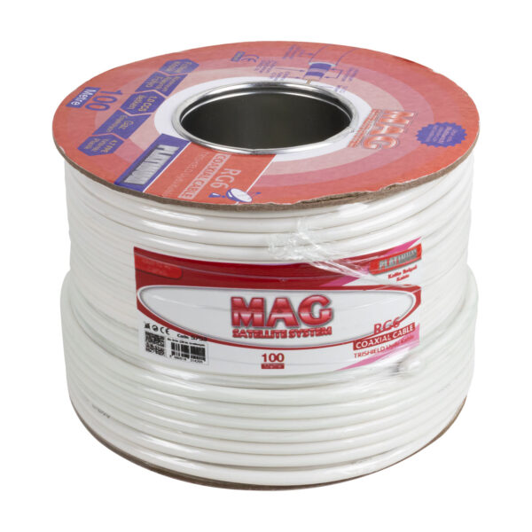MAG PLATINUM RG6/U4 TRISHIELD 64 TEL ANTEN KABLOSU (100 METRE) - Görsel 3