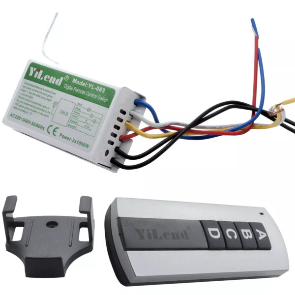 PM-5847 AVİZE KONTROL KUMANDASI 4 TUŞLU 4 KANAL (220 VOLT)