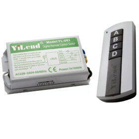 PM-5847 AVİZE KONTROL KUMANDASI 4 TUŞLU 4 KANAL (220 VOLT)
