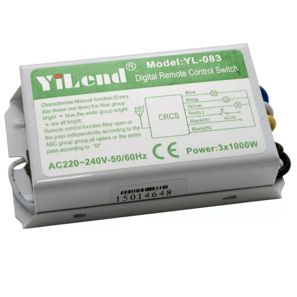PM-5847 AVİZE KONTROL KUMANDASI 4 TUŞLU 4 KANAL (220 VOLT) - Görsel 3