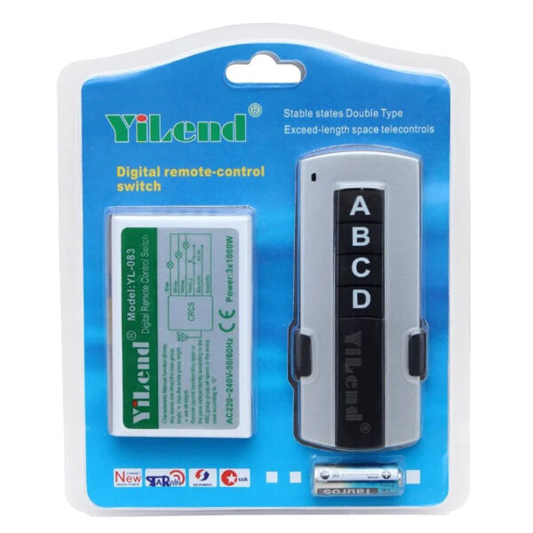 PM-5847 AVİZE KONTROL KUMANDASI 4 TUŞLU 4 KANAL (220 VOLT) - Görsel 4