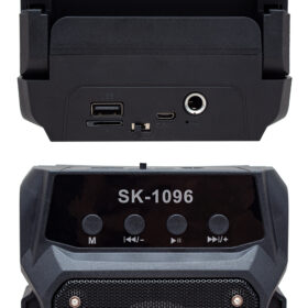 SK-1096 20 WATT USB/SD/AUX/FM/BLUETOOTH DESTEKLİ MİKROFON GİRİŞLİ TAŞINABİLİR HOPARLÖR
