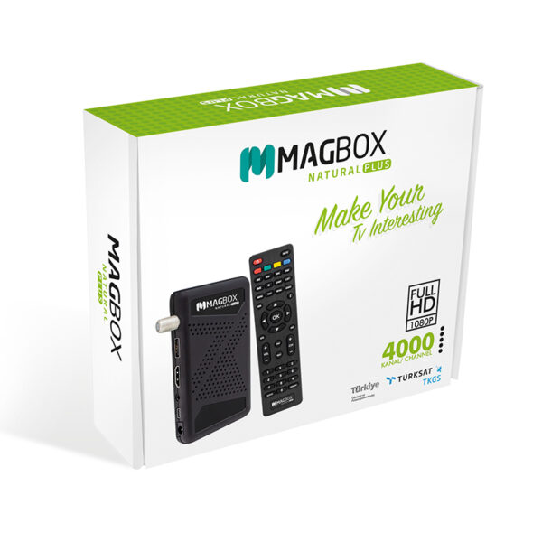 NATURAL PLUS TKGSLİ + YOUTUBELU FULL HD + USB MİNİ HD UYDU ALICISI - Görsel 3