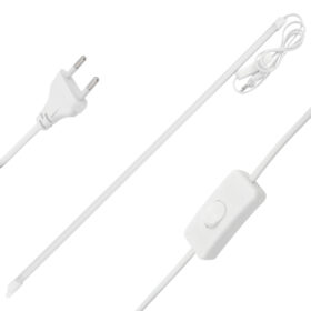PWR-6929 220V-12W 80-90 LM 72 LED 60 CM ANAHTARLI BEYAZ KASA SEYYAR ÇUBUK LED
