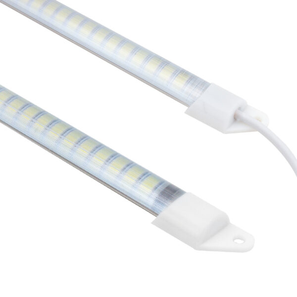 PWR-6930 220V-12W 80-90 LM 72 LED 60 CM ANAHTARLI ŞEFFAF KASA SEYYAR ÇUBUK LED - Görsel 2