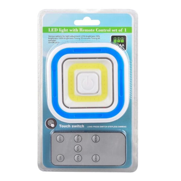PM-6937 COB LEDLİ PİLLİ UZAKTAN KUMANDALI TEKLİ LAMBA - Görsel 4