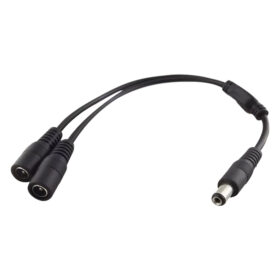 PM-7717 POWER ERKEK TO 2 DİŞİ POWER 5.5*2.5 UÇLU KABLO ÇOKLAYICI