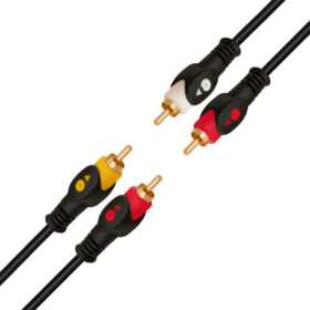 2 RCA + 2 RCA 1.5 METRE 1.KALİTE GOLD KABLO
