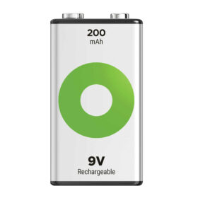 9 VOLT - 200 MAH NI-MH ŞARJLI PİL GP20R8H-2E1-(GPRHV208R075)