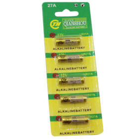 QIANSHOU 27A İNCE 12 VOLT ALARM PİLİ (5Lİ PAKET)