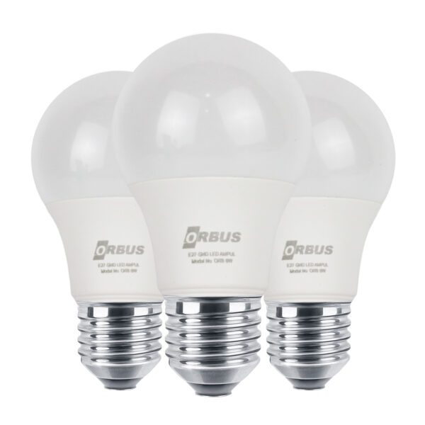 ORB/L9W 3LÜ PAKET 9 WATT BEYAZ LED AMPUL - Görsel 2