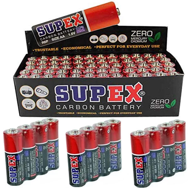 R6 1.5 VOLT ÇİNKO KARBON AA KALEM PİL (60LI PAKET FİYATI)