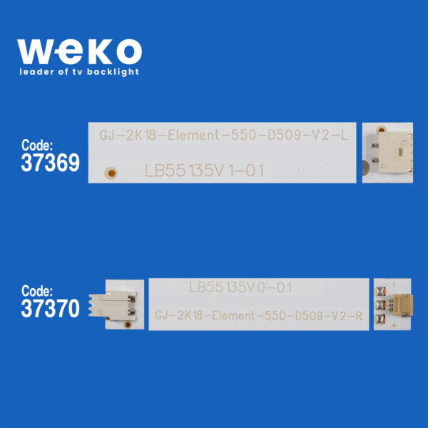 6713 37369X5 37370X5 LB55135 V0_01/ LB55135 V1_01  10 ADET LED BAR - Görsel 2