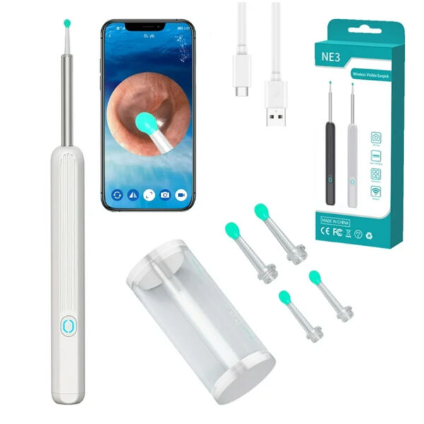 PM-24065 ENDOSKOP KAMERALI KULAK TEMİZLEME CİHAZI ALL-IN-ONE SET - Görsel 3