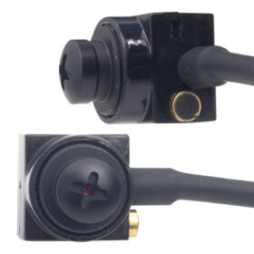 PM-19311 3.6 MM 800 TVL 1/4 SENSÖR MİKROFONLU SİYAH VİDA MODEL MİNİ KAMERA