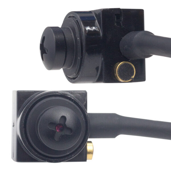 PM-19311 3.6 MM 800 TVL 1/4 SENSÖR MİKROFONLU SİYAH VİDA MODEL MİNİ KAMERA