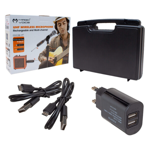 MV-19585 UHF GİTAR TİP KABLOSUZ MİKROFON - Görsel 3