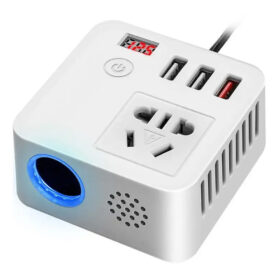ÇOK FONKSİYONLU USB ARAÇ İNVERTÖRÜ 12V/24V 220V GÜÇ DÖNÜŞTÜRÜCÜ
