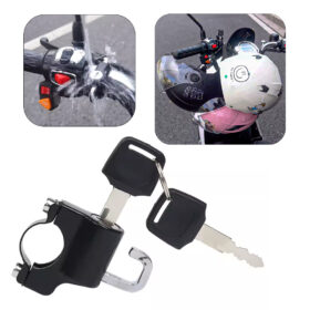 SN-24295 22-26MM UNIVERSAL MOTOSİKLET KASK KİLİDİ