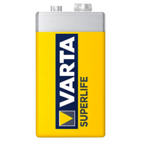 VARTA SUPERLIFE ÇİNKO 9 VOLT PİL 12Lİ PAKET FİYAT (4172)