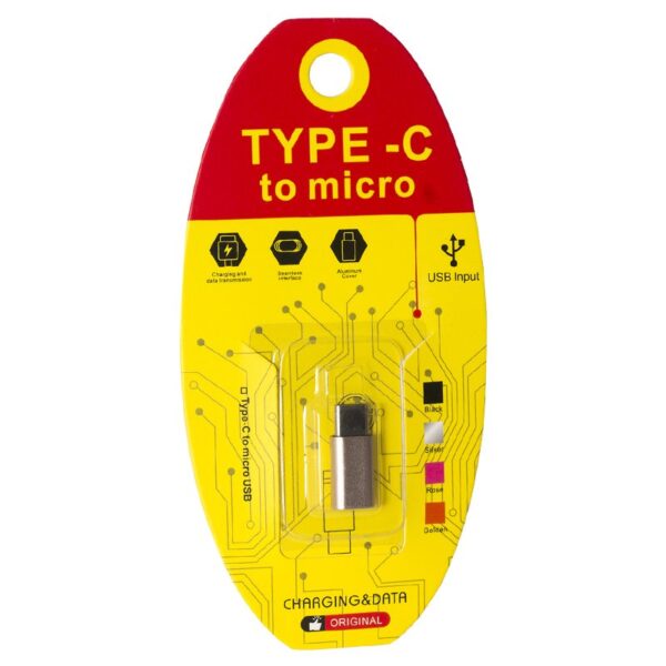 MICRO USB TO TYPE-C ÇEVİRİCİ OTG APARAT (4172) - Görsel 3
