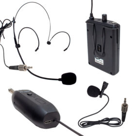 MAGICVOICE MV-19599 UHF KABLOSUZ YAKA MİKROFON (4172)