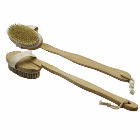 ELE GEÇMELİ - SAPLI AHŞAP SIRT KESESİ DUŞ FIRÇASI LİFİ (4172)