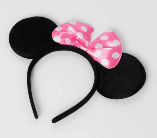 Pembe Fiyonklu Minnie Mouse Tacı Mini Kulak - Görsel 4